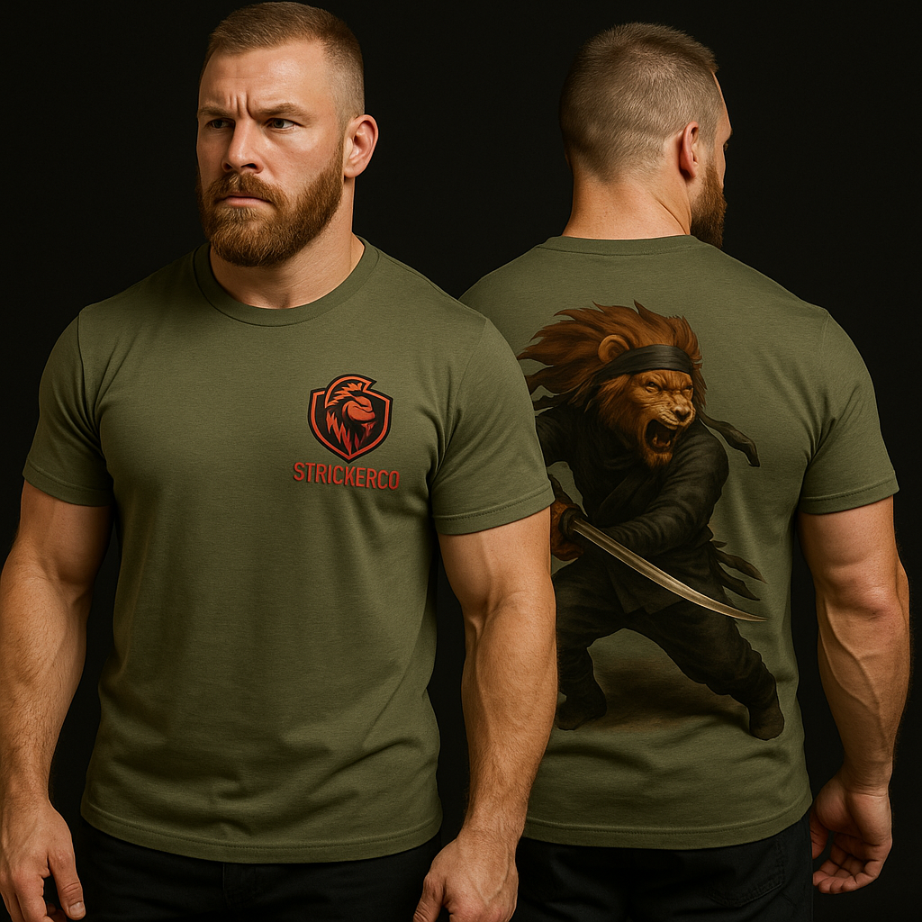 STRICKERCO Warrior Tee – Multi-Color Edition