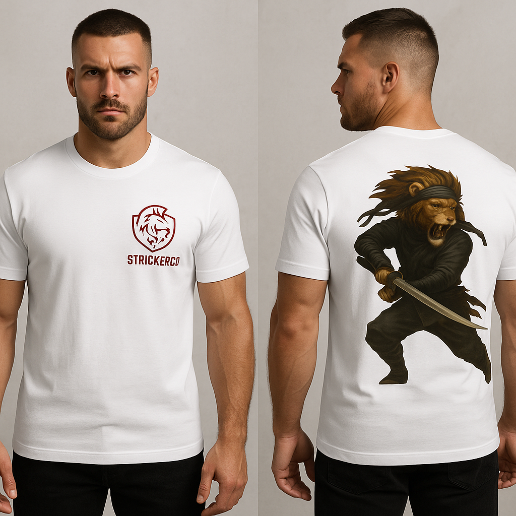 STRICKERCO Warrior Tee – Multi-Color Edition