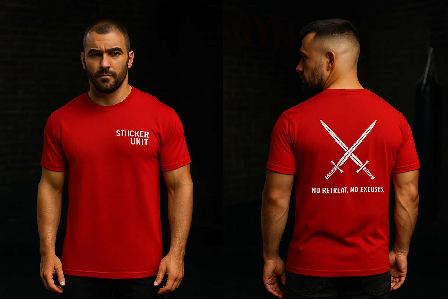 StrikerCo Short Sleeve Fitted T-shirt – Athletic Fit