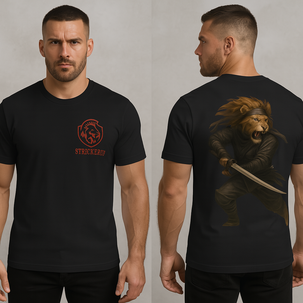STRICKERCO Warrior Tee – Multi-Color Edition